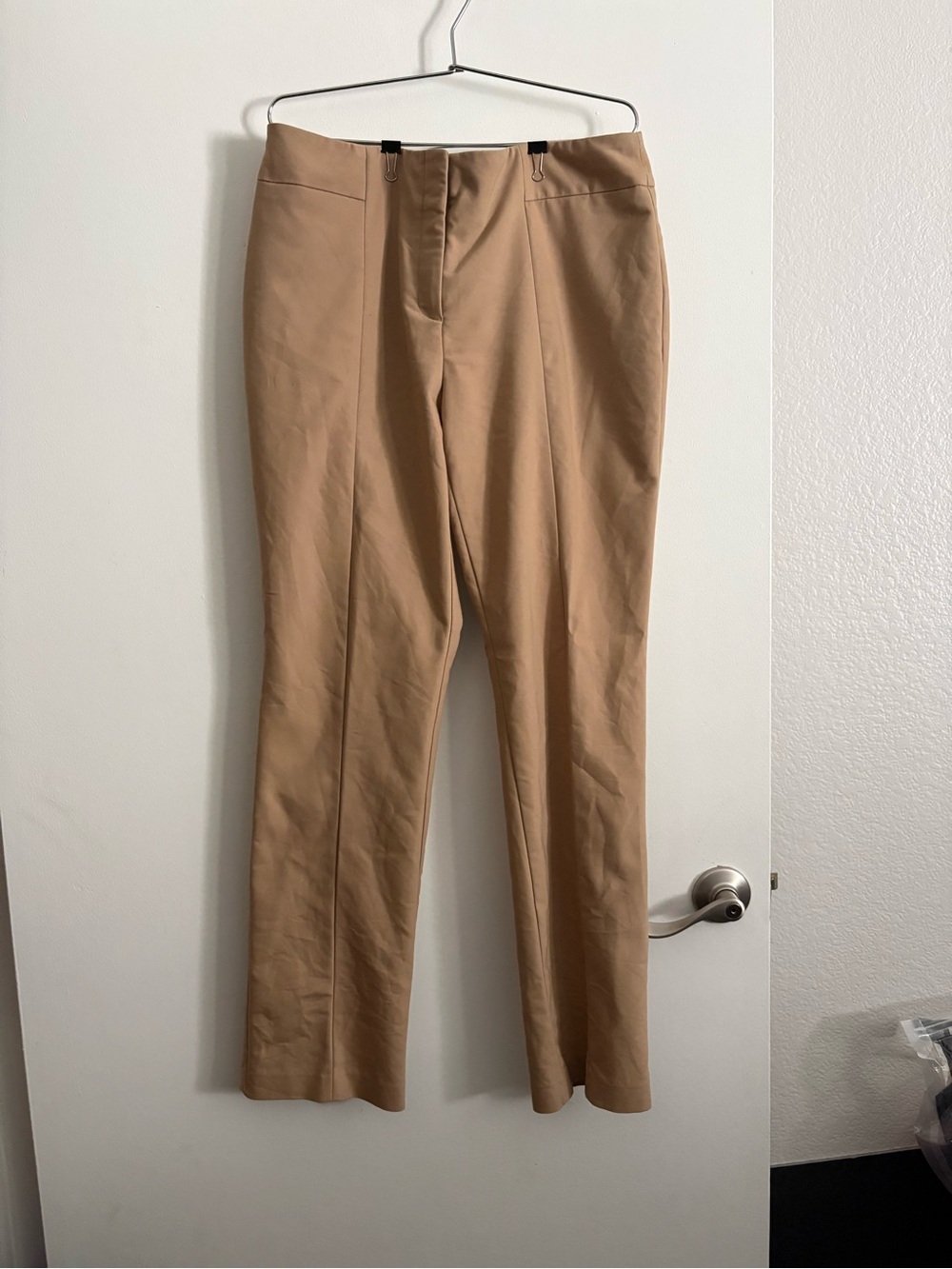 Chico's So Slimming Straight-Leg Pants in Khaki Tan